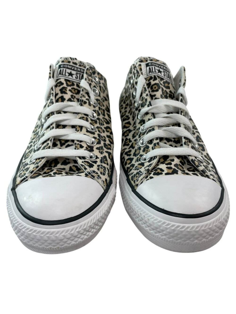 Converse Chuck Taylor All Star Leopard Print Low Top Sneakers Men's 9 Women's 11 - Picture 3 of 10
